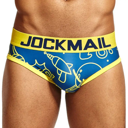 JOCKMAIL ChillPrint Silk Briefs: Comfort Meets Style