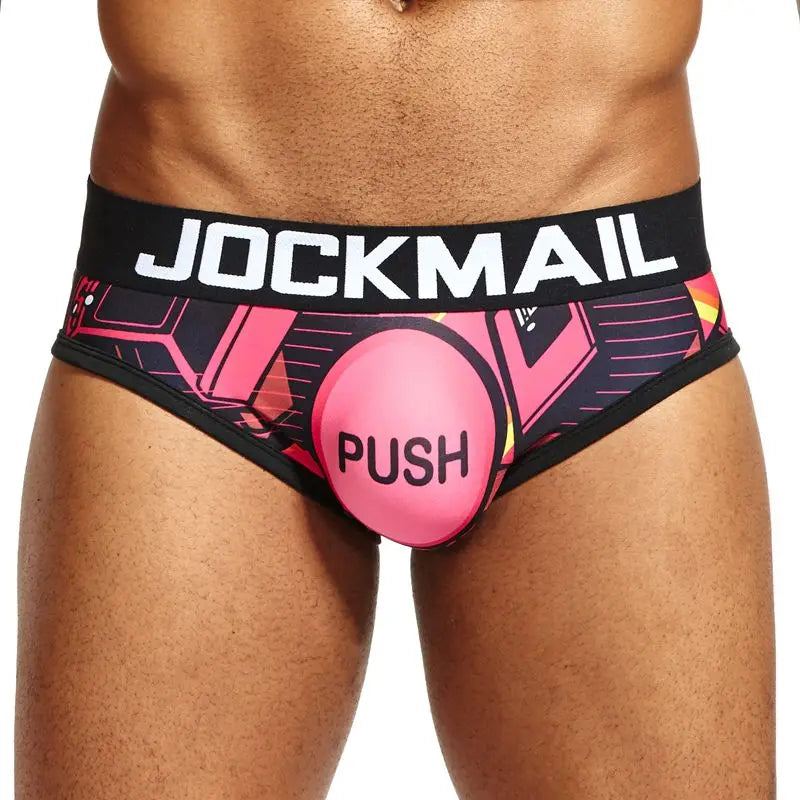 JOCKMAIL ChillPrint Silk Briefs: Comfort Meets Style