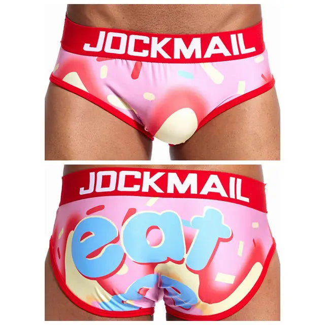 JOCKMAIL ChillPrint Silk Briefs: Comfort Meets Style