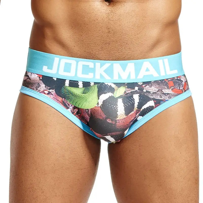 JOCKMAIL ChillPrint Silk Briefs: Comfort Meets Style