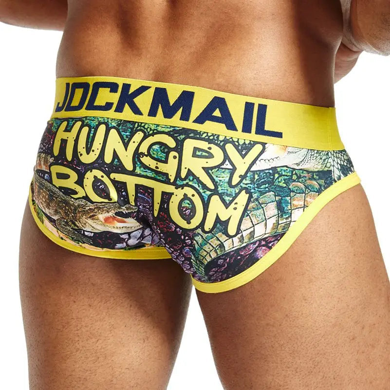 JOCKMAIL ChillPrint Silk Briefs: Comfort Meets Style