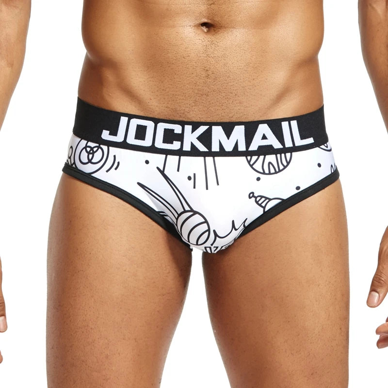 JOCKMAIL ChillPrint Silk Briefs: Comfort Meets Style