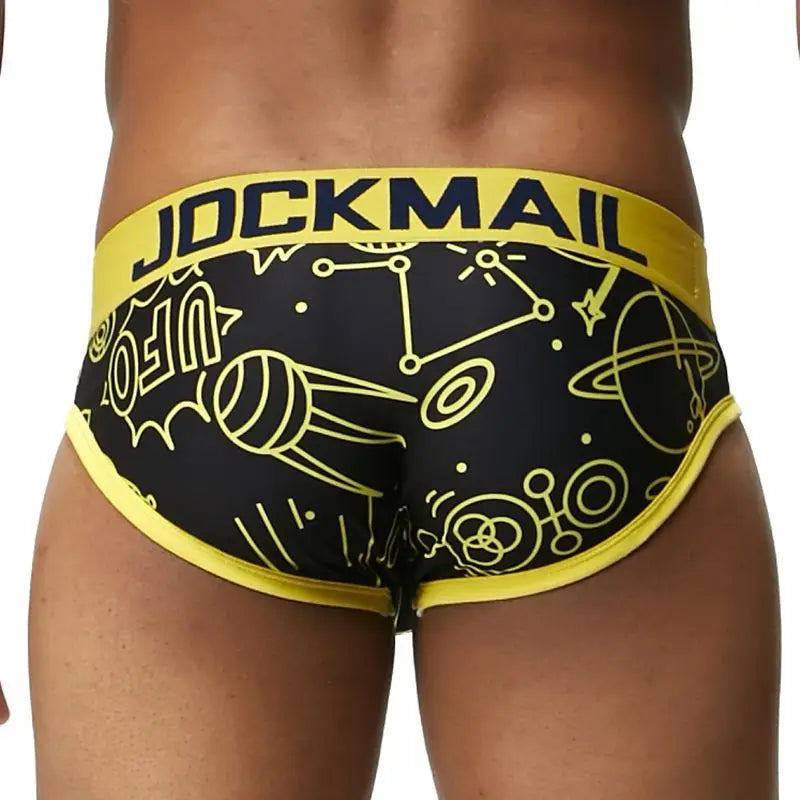 JOCKMAIL ChillPrint Silk Briefs: Comfort Meets Style