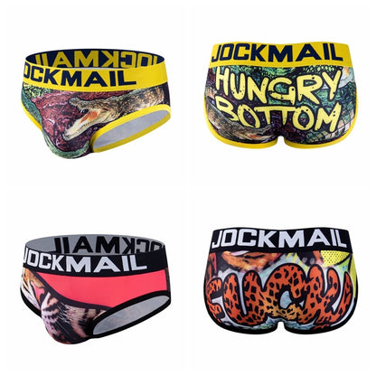 JOCKMAIL ChillPrint Silk Briefs: Comfort Meets Style