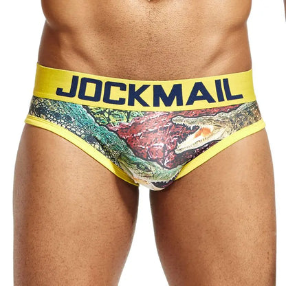 JOCKMAIL ChillPrint Silk Briefs: Comfort Meets Style