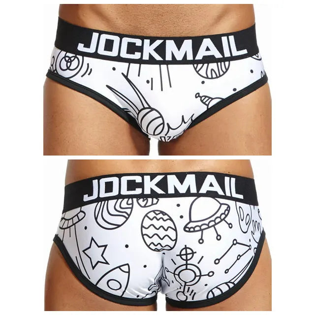 JOCKMAIL ChillPrint Silk Briefs: Comfort Meets Style