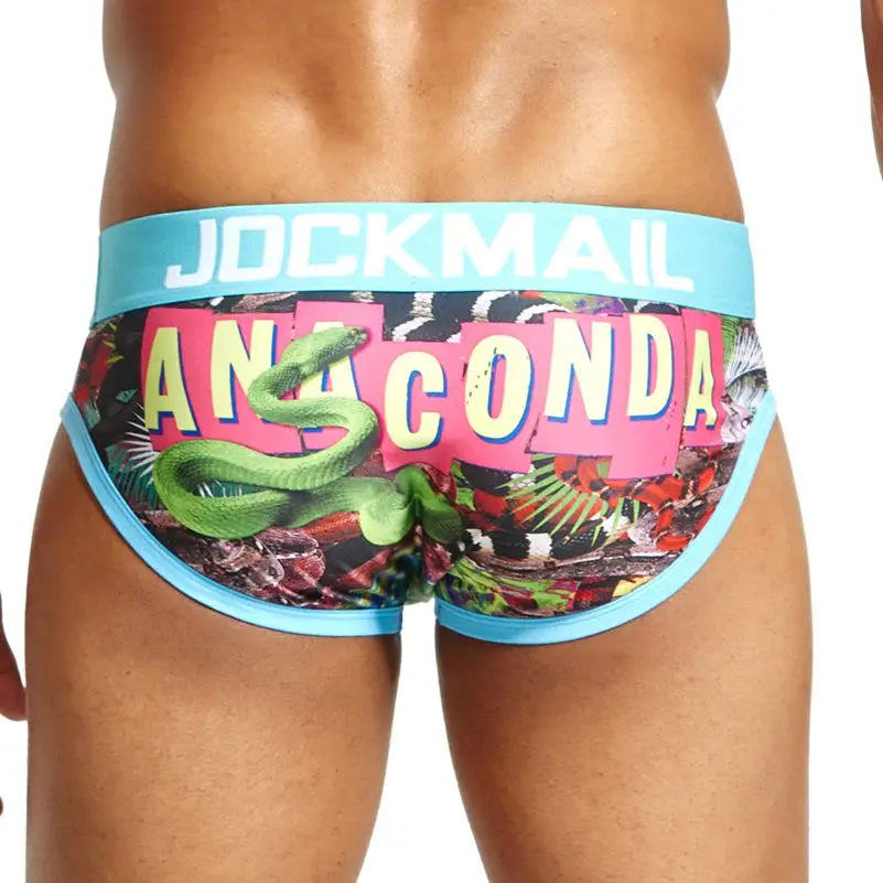 JOCKMAIL ChillPrint Silk Briefs: Comfort Meets Style