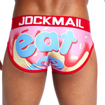 JOCKMAIL ChillPrint Silk Briefs: Comfort Meets Style