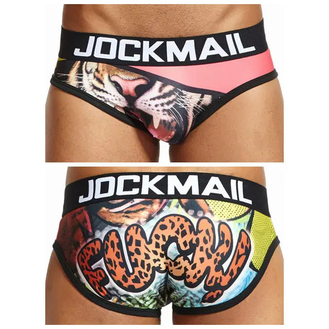 JOCKMAIL ChillPrint Silk Briefs: Comfort Meets Style