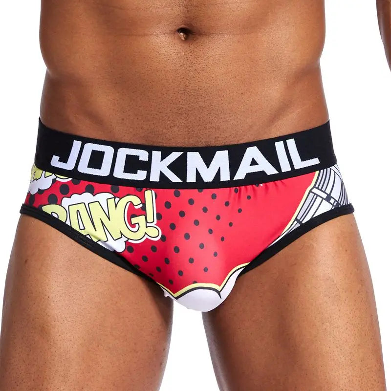 JOCKMAIL ChillPrint Silk Briefs: Comfort Meets Style