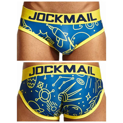 JOCKMAIL ChillPrint Silk Briefs: Comfort Meets Style