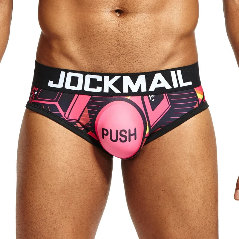 JOCKMAIL ChillPrint Silk Briefs: Comfort Meets Style