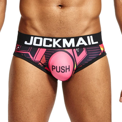 JOCKMAIL ChillPrint Silk Briefs: Comfort Meets Style