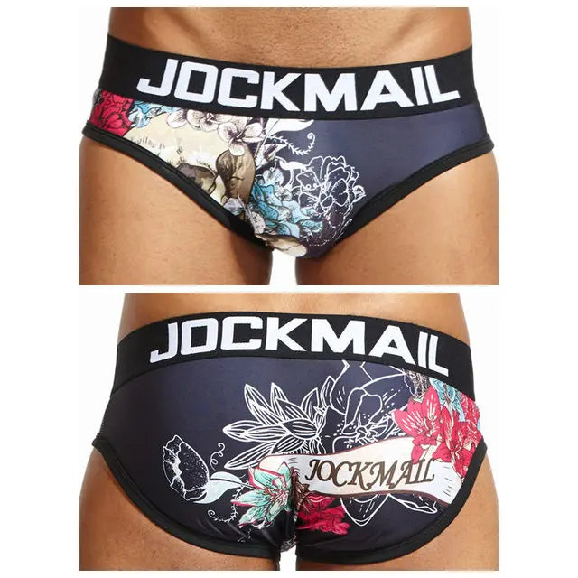 JOCKMAIL ChillPrint Silk Briefs: Comfort Meets Style