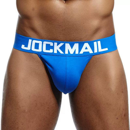 Jockmail High Fork White Half Sheath Men's Underwear