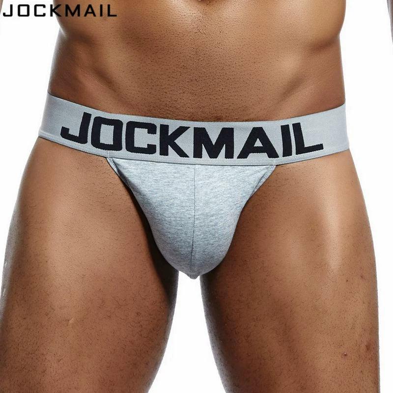 Jockmail High Fork White Half Sheath Men's Underwear