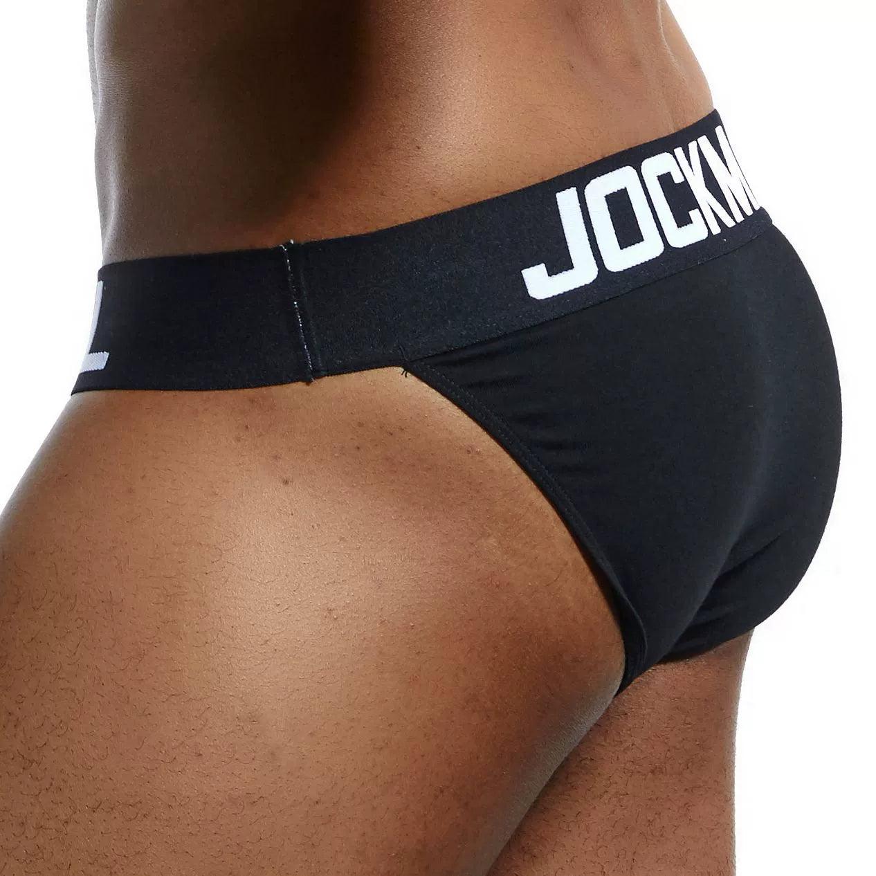 Jockmail High Fork White Half Sheath Men's Underwear