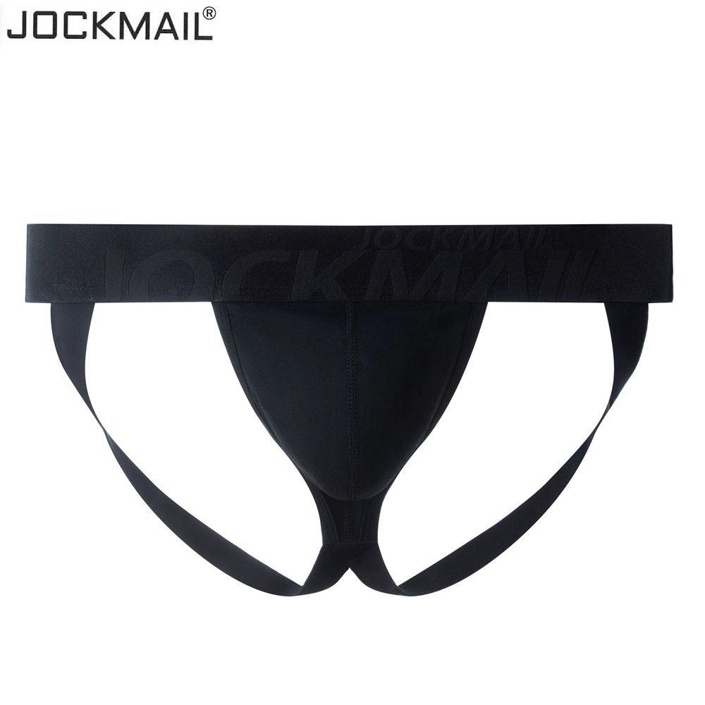 Jockmail Men's Cotton T-Back Plaid Low Waist Sexy Underwear