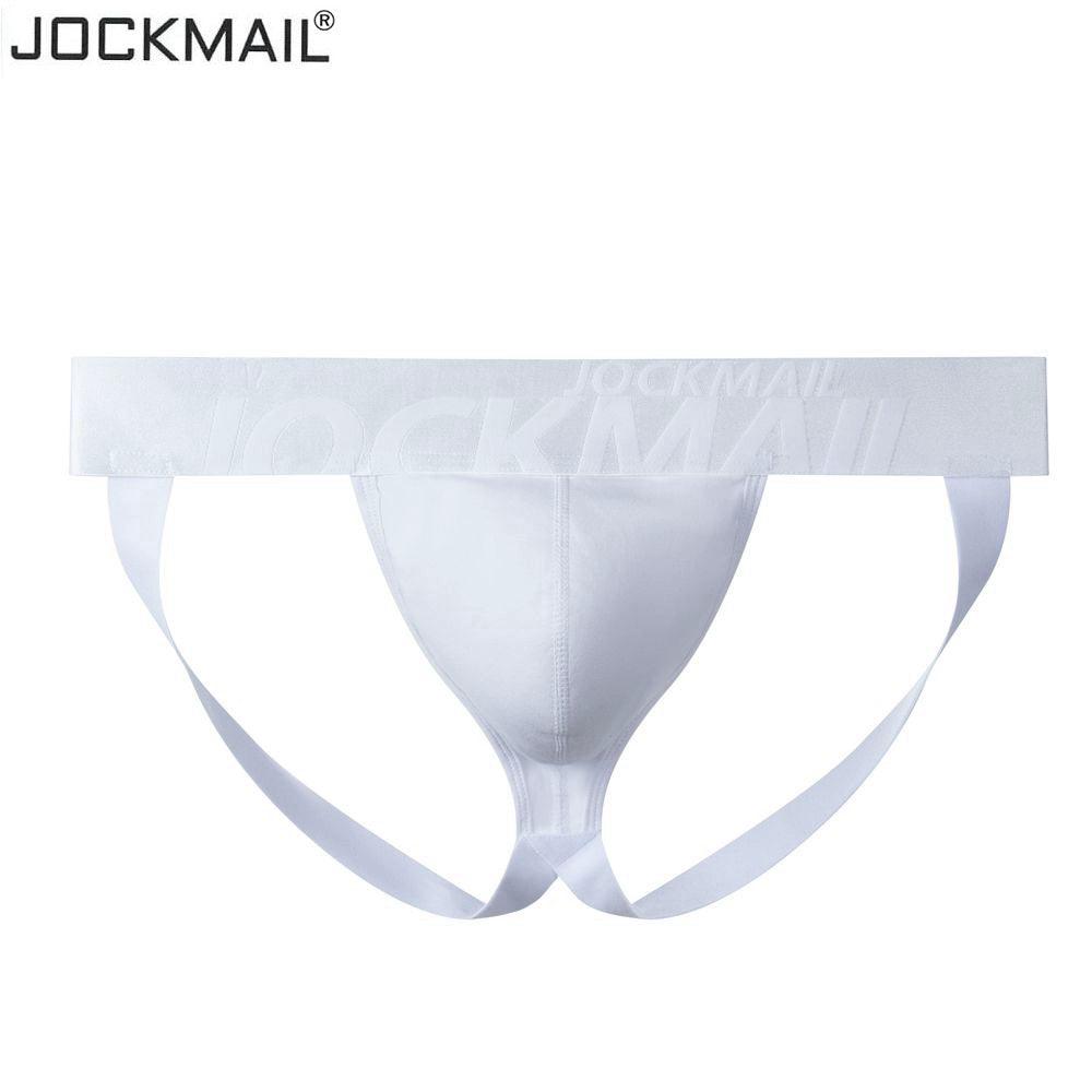 Jockmail Men's Cotton T-Back Plaid Low Waist Sexy Underwear