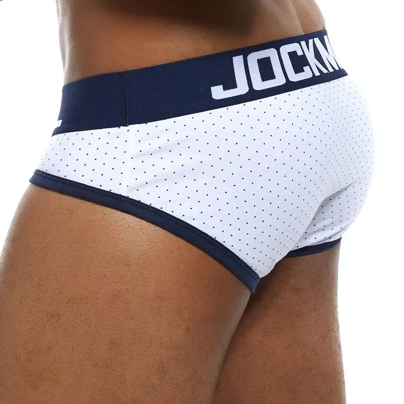 JOCKMAIL Men's Low-Rise Printed Cotton Briefs