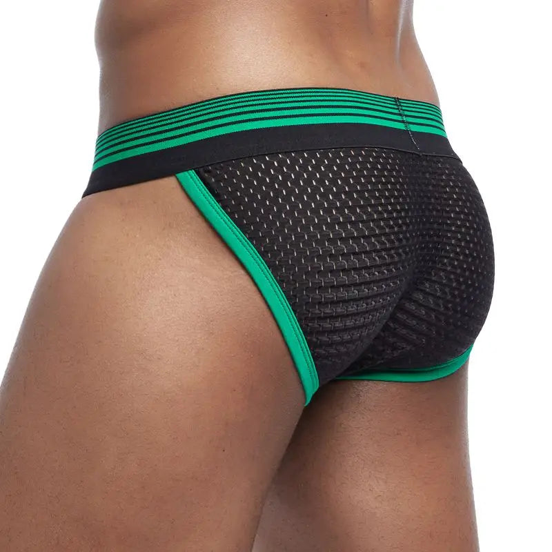 JOCKMAIL Men's U-Convex Mesh Briefs