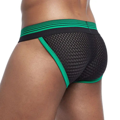 JOCKMAIL Men's U-Convex Mesh Briefs