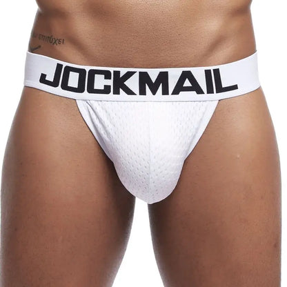 JOCKMAIL Men's U-Convex Mesh Briefs