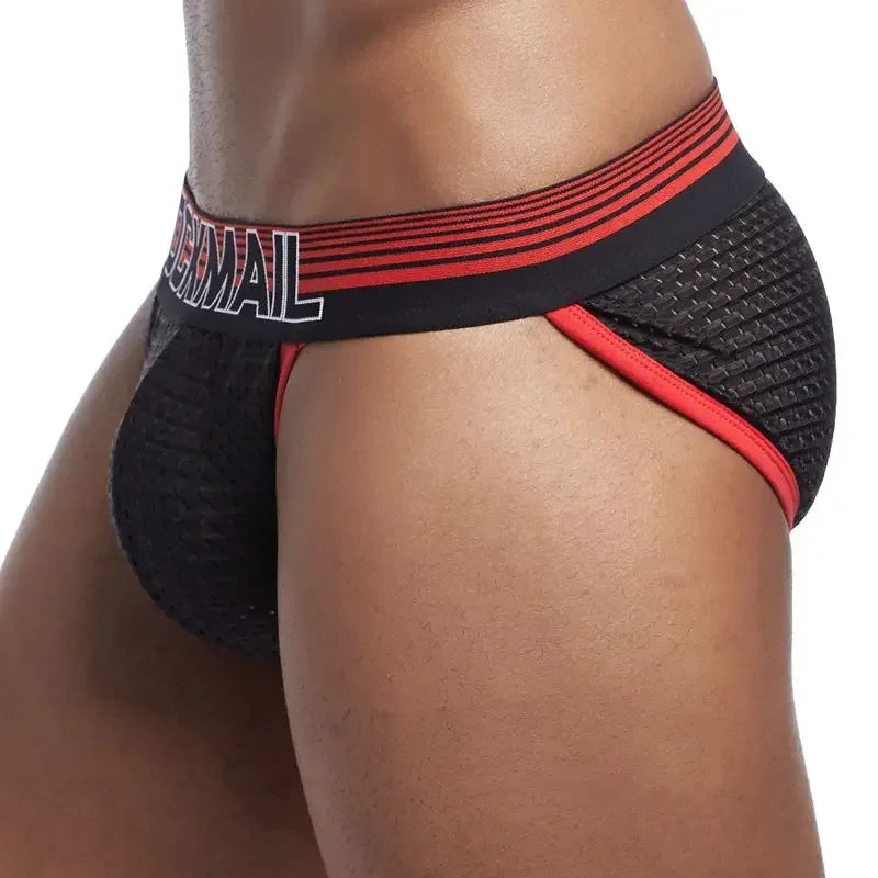 JOCKMAIL Men's U-Convex Mesh Briefs