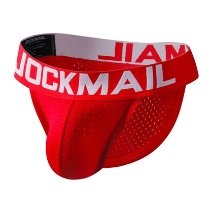 JOCKMAIL Men's U-Convex Mesh Briefs