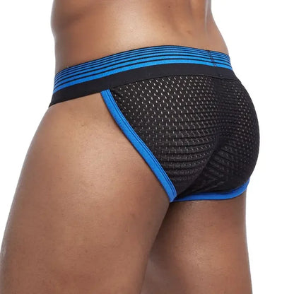 JOCKMAIL Men's U-Convex Mesh Briefs