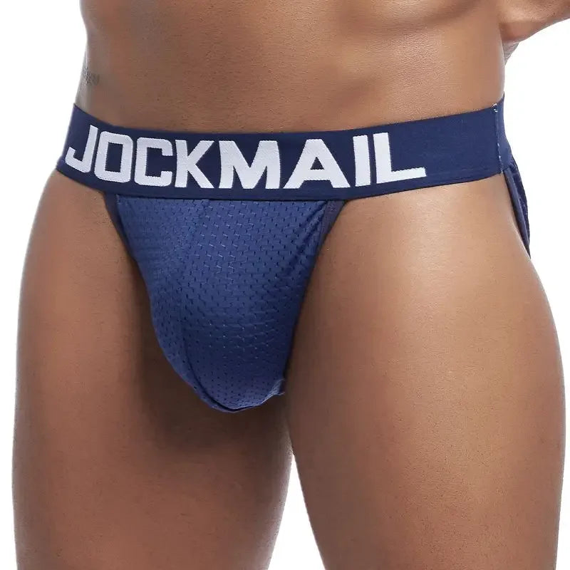 JOCKMAIL Men's U-Convex Mesh Briefs