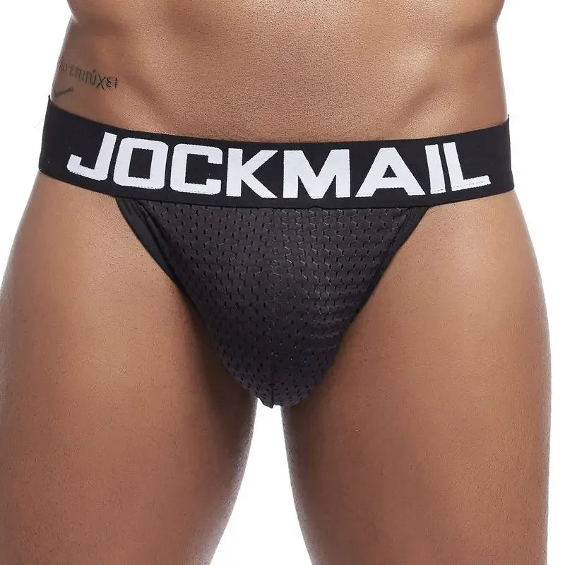 JOCKMAIL Men's U-Convex Mesh Briefs