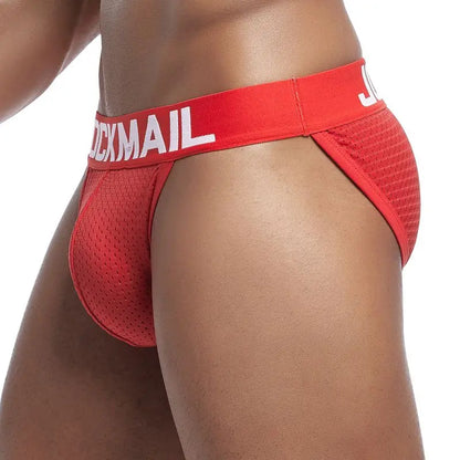 JOCKMAIL Men's U-Convex Mesh Briefs