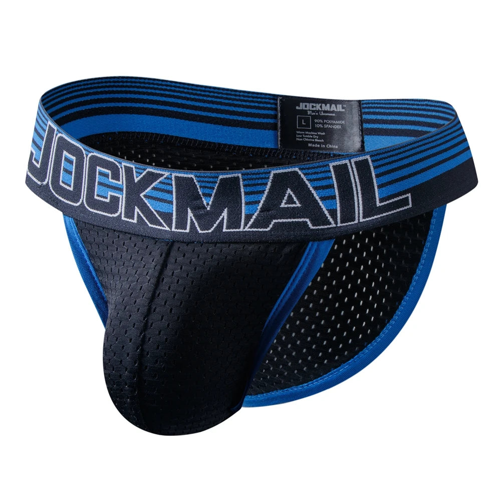 JOCKMAIL Men's U-Convex Mesh Briefs