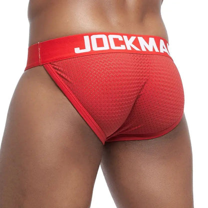 JOCKMAIL Men's U-Convex Mesh Briefs