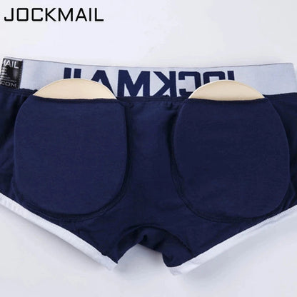 JOCKMAIL Mens Boxers Briefs with Push Up Cup