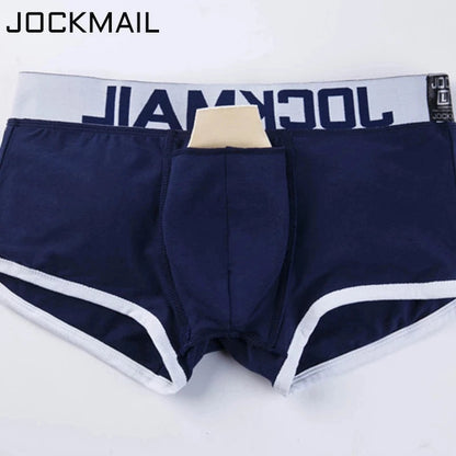 JOCKMAIL Mens Boxers Briefs with Push Up Cup