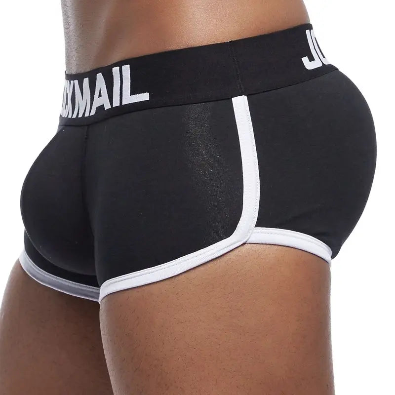 JOCKMAIL Mens Boxers Briefs with Push Up Cup