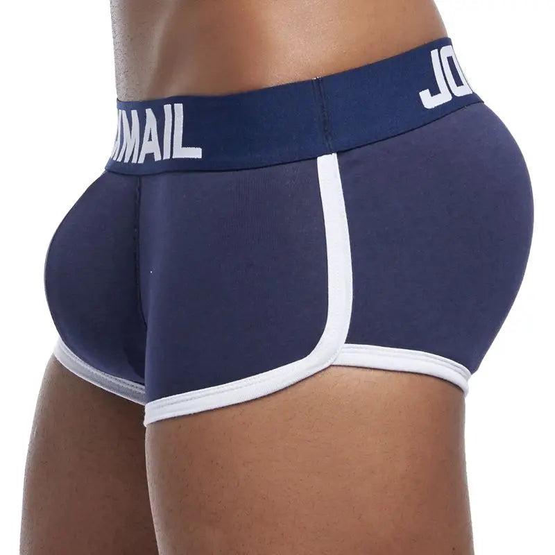 JOCKMAIL Mens Boxers Briefs with Push Up Cup