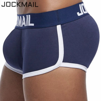 JOCKMAIL Mens Boxers Briefs with Push Up Cup