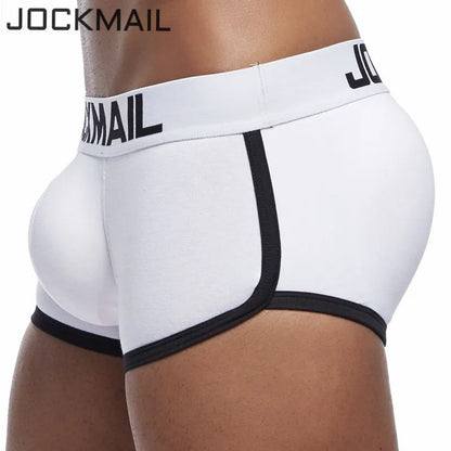 JOCKMAIL Mens Boxers Briefs with Push Up Cup