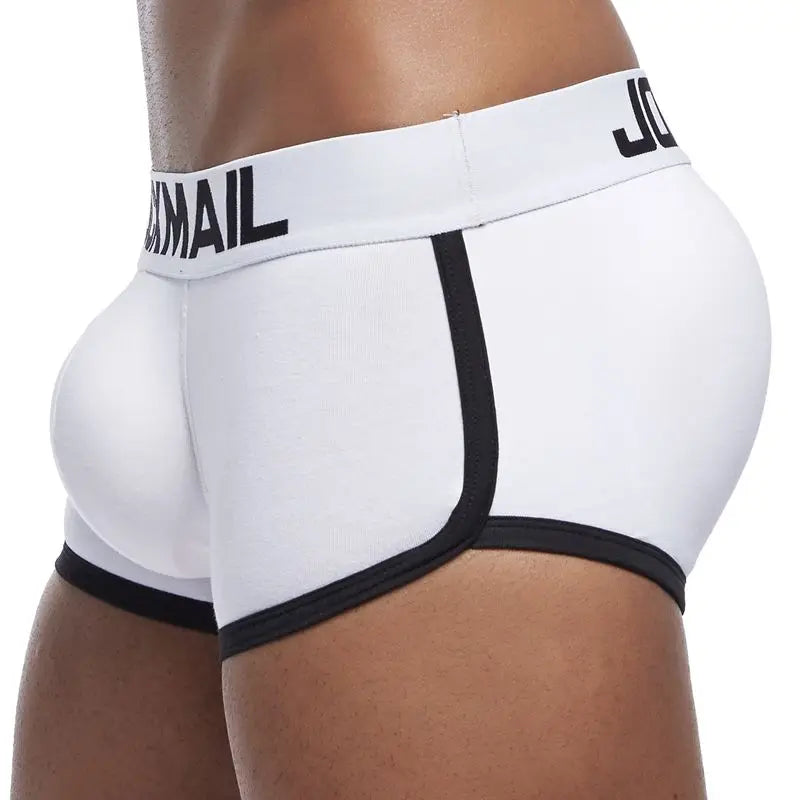 JOCKMAIL Mens Boxers Briefs with Push Up Cup