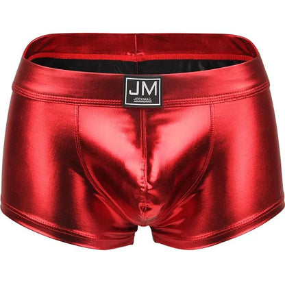 Bold PU Leather Men’s Boxer Shorts