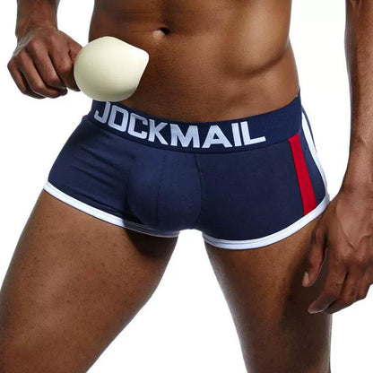 Jockmail Sponge Cushion Sexy Men's Underwear