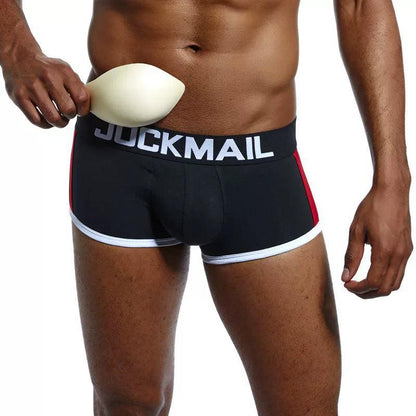 Jockmail Sponge Cushion Sexy Men's Underwear