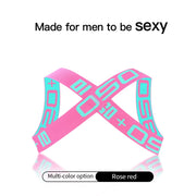 Men's Muscle Chest Harness Cross Strap image 5
