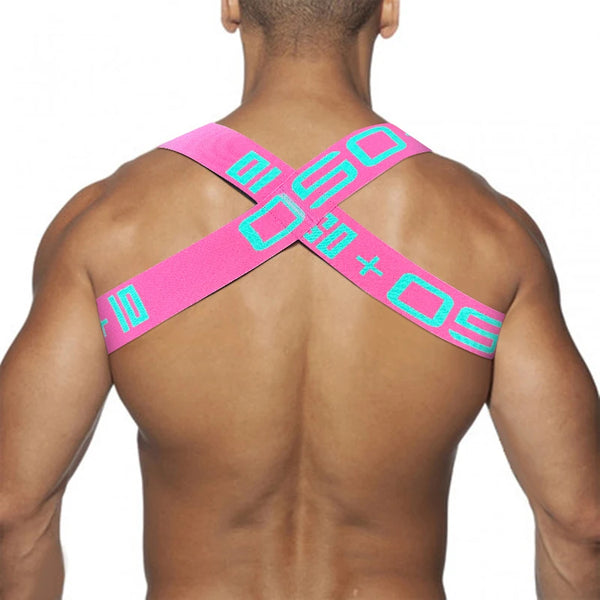 Men's Muscle Chest Harness Cross Strap