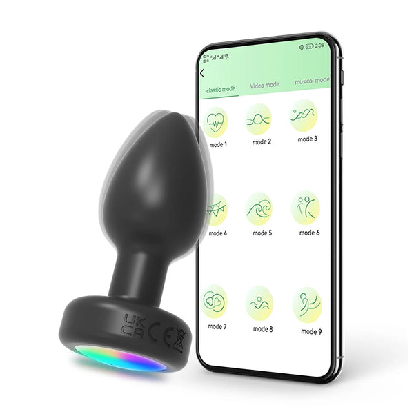 LED Vibrating Anal Plug