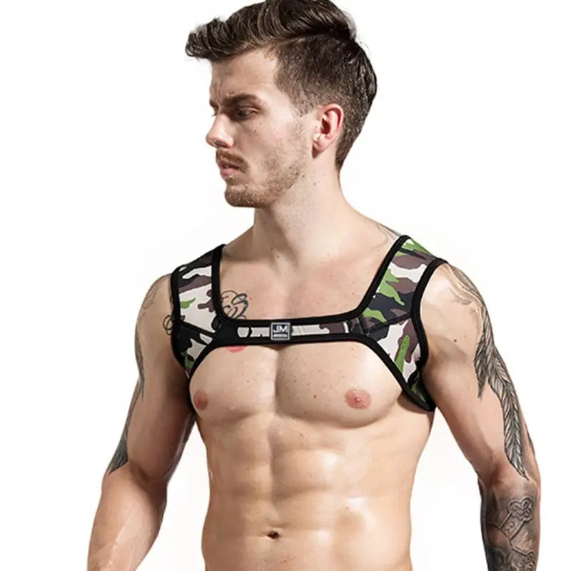 Male Harness Bodysuit