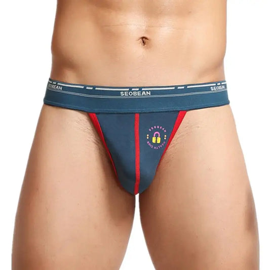 Men's Breathable Cotton Thong Underwear